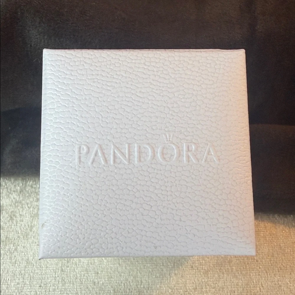 Pandoras Sterling Silver Timeless Overlapping Sparkling Band Ring 7.5 - Picture 7 of 8